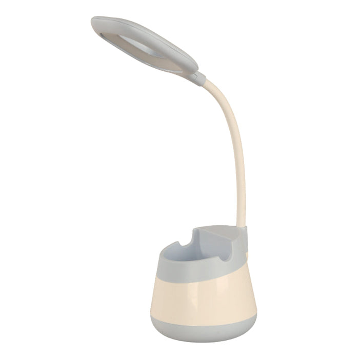 LAMP. LED ESCRITORIO AZUL 1L 3W 5V 6000K (CON USB)