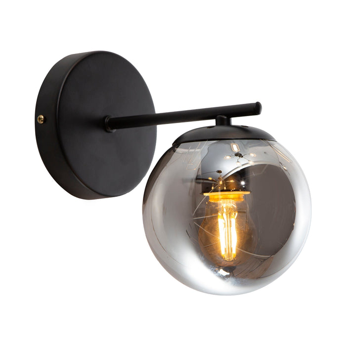 Lámpara de Pared Opulent Lights Moderna Negro E27 40w 1 Luz