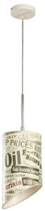 Lámpara Colgante Ike Lite Color Blanco E27 60 W 1 Luz