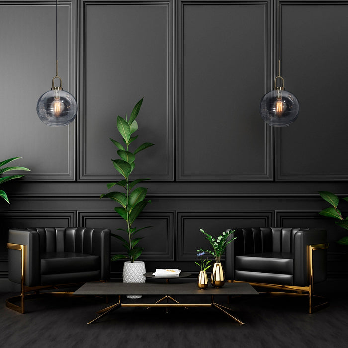 Lámpara Colgante Opulent Lights Bronce Antiguo E27 60w 1 Luz