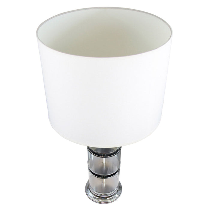 Lámpara de Mesa Inlite Color Blanco y Transparente de 100W