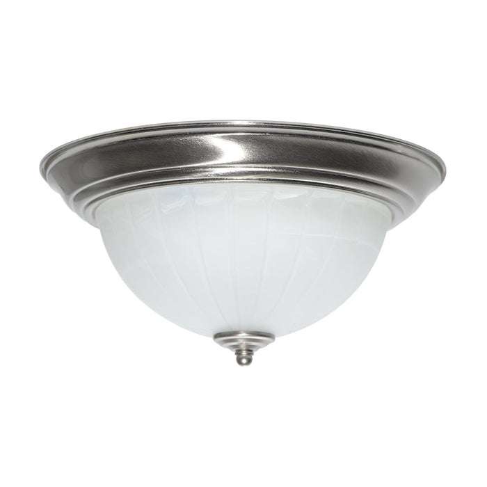 Plafón De Techo Led 17w Estilo Clásico, Níquel Satinado