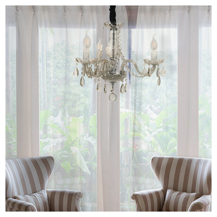 Lámpara Colgante de 1 Luz Color Negro Brillante