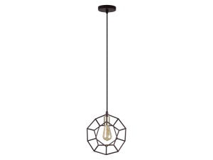 Lámpara Colgante Inlite Color Bronce Cepillado de 1 Luz
