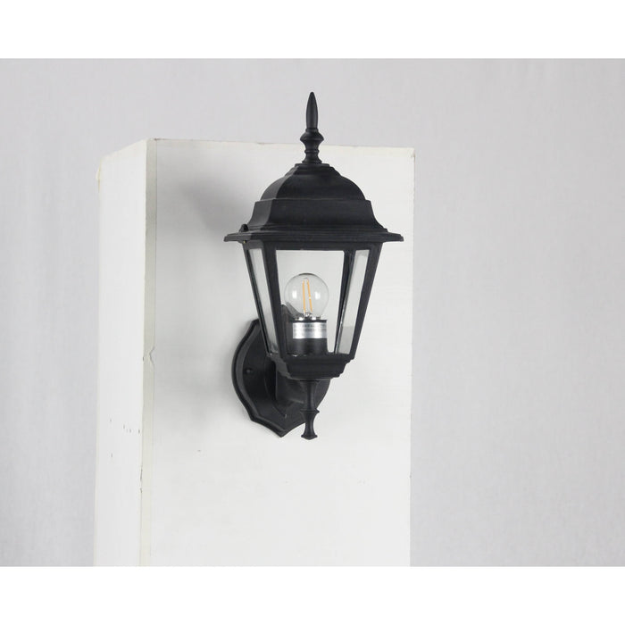 LAMP. EXT. PARED NEGRO 1L E27 100W