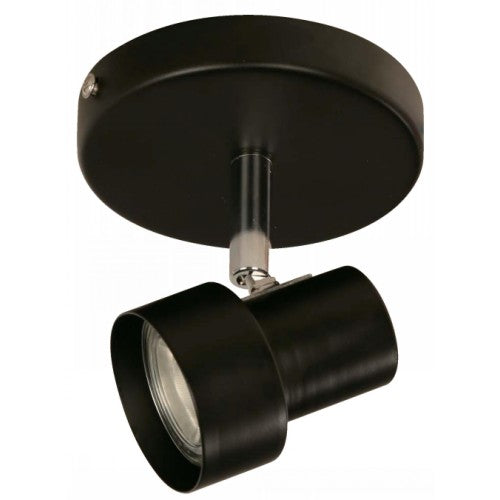 LAMP. TECHO REFLECTORA NEGRO 1L GU10 50W