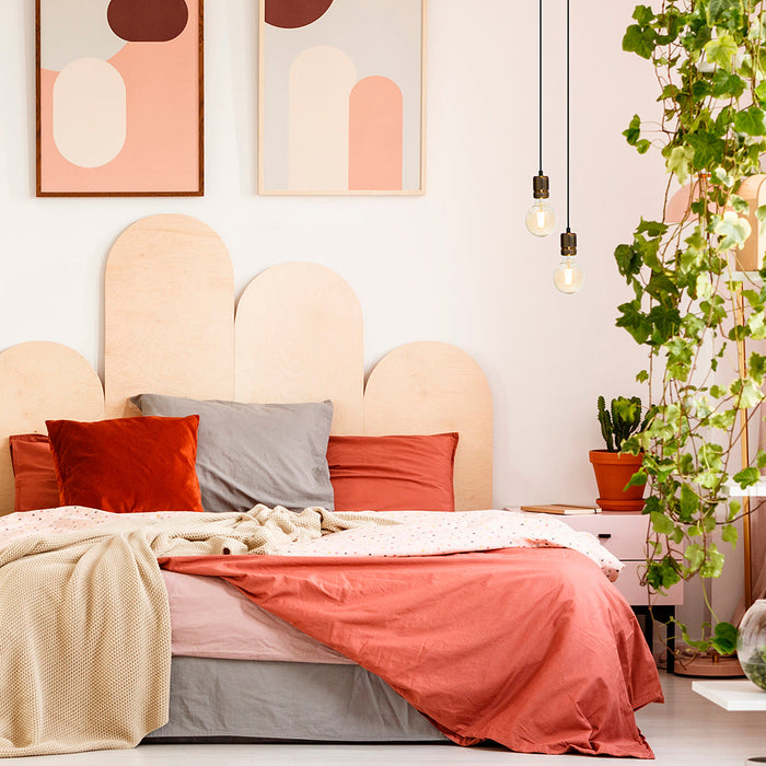 Lámpara Colgante Mini Retro Bronce E27 60W 1 Luz