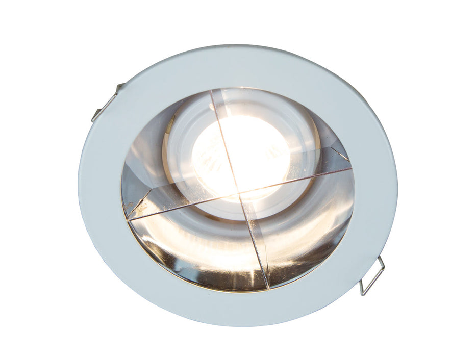 Lámpara Empotrable de 50 W Color Blanco Brillante