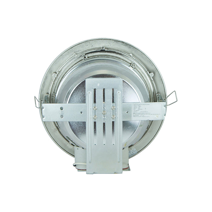 Kit 4 Bases Spot Empotrable Níquel + 4 Focos E27 6500K 5W