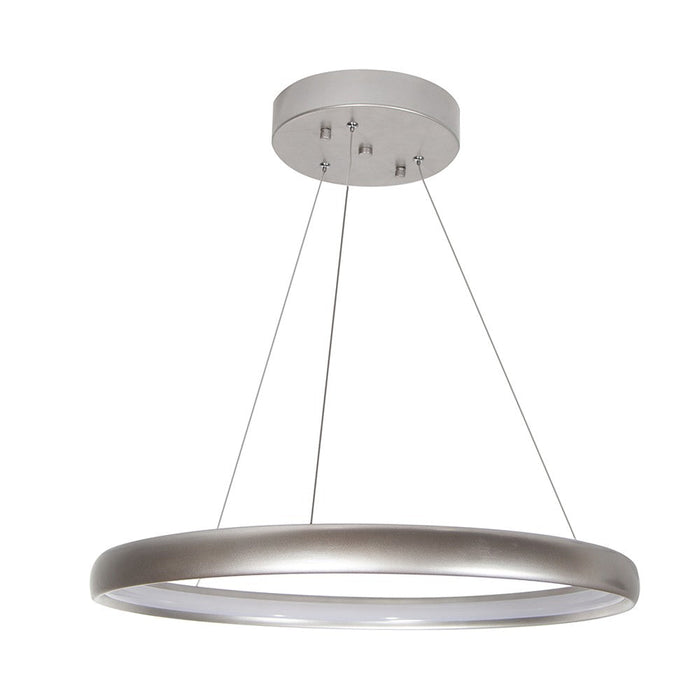 Lámpara Colgante Plata LED 25W 3000K Luz Amarilla Dimmable