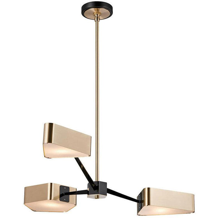 Lámpara Techo Bronce 3L E27 9W