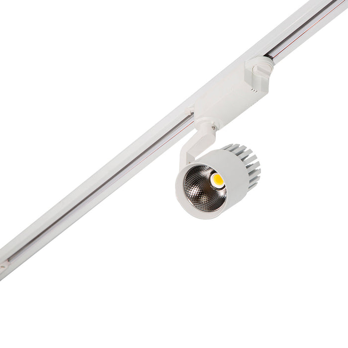 Kit 4 Lámpara de Techo Spot Riel LED Blanco 18w 4000k