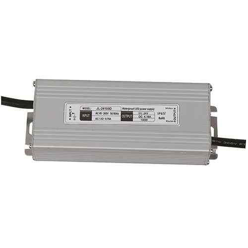 TRANSFORMADOR CON INTERRUPTOR 100W RESISTENTE AL AGUA