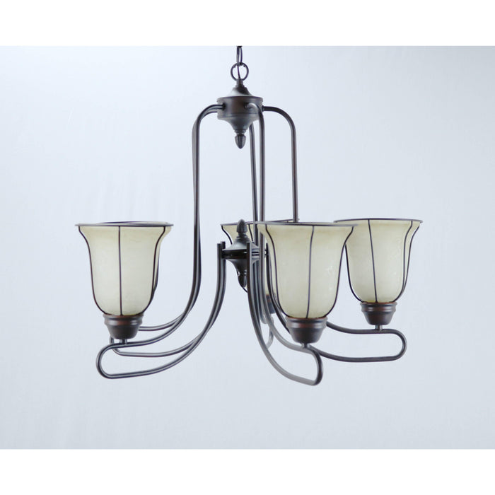 Lámpara Colgante Chocolate 5L E27 60W