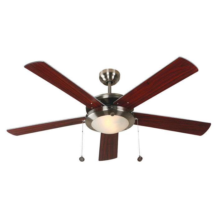 Ventilador De Techo Madera Clara/caoba 3 Velocidades 52