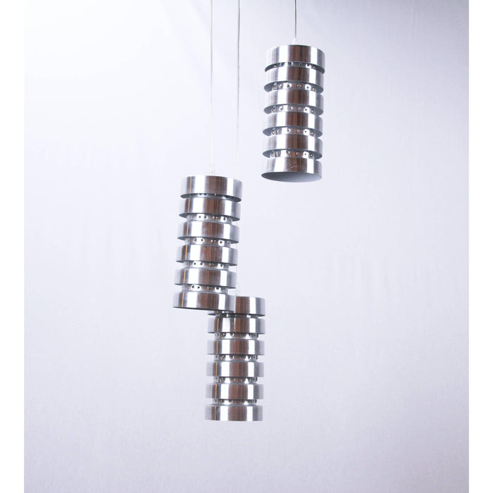 Lámpara Colgante Aluminio 3L E27 60W