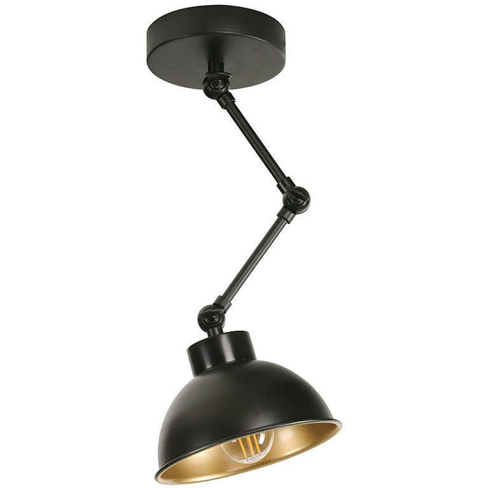 Lámpara Techo Negro 1L E27 40W