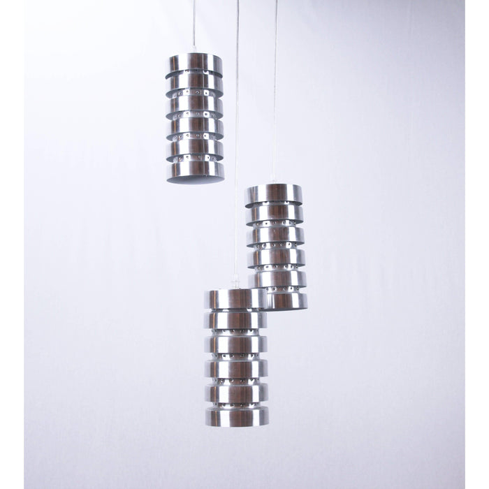 Lámpara Colgante Aluminio 3L E27 60W