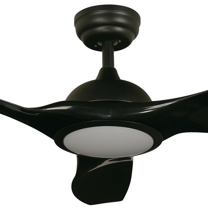 VENTILADOR LED TECHO 52" NEGRO 18W 3000/4000/6000K 100-240V (INTELIGENTE)