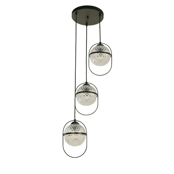 LAMP. TECHO NEGRO 3L E27 10W