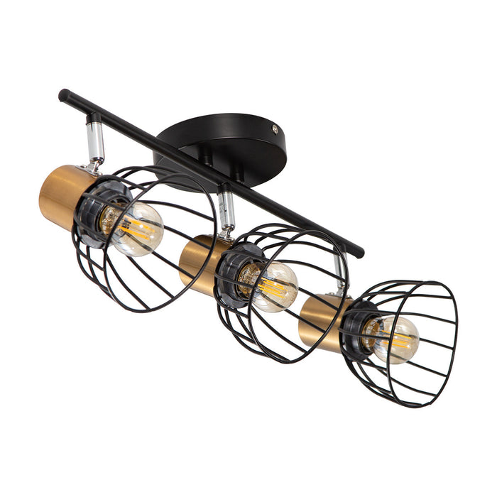 Riel 3 luces 40w E27