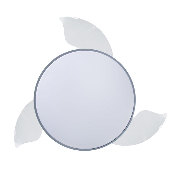 Ventilador De Techo Retráctil 42", Luz LED, Gris Mate, 3 Aspas, 6 Velocidades