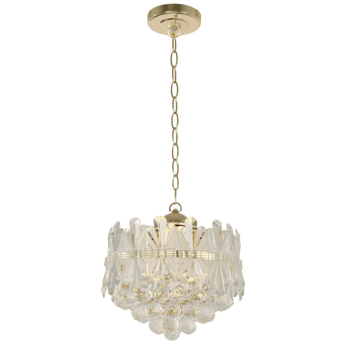 LAMP. COLGANTE BRONCE PULIDO 2L E27 60W