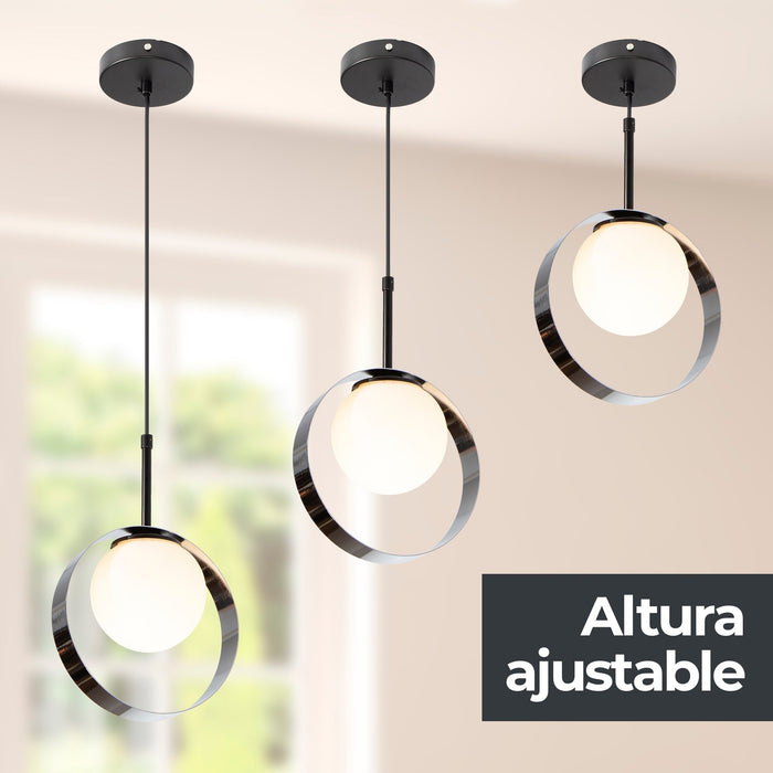 Lámpara Colgante Playful Romantique Blanco E27 40w 1 Luz