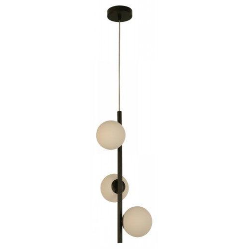 Lámpara Colgante Negro 3L G9 5W