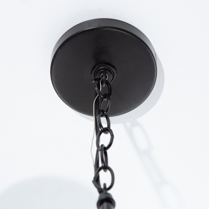 Lámpara de araña Tobin Collection moderna de 3 luces, acabado negro mate