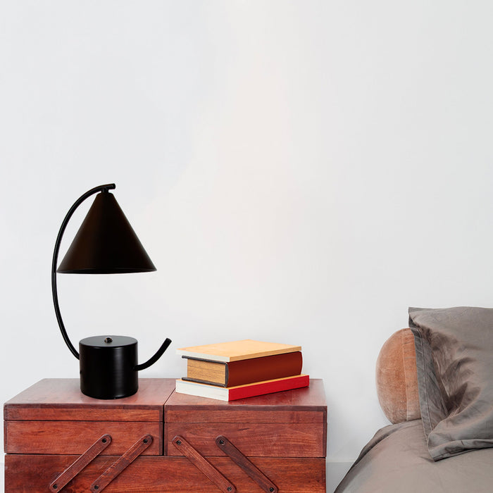 Lámpara de Mesa Negro E27 40w 1 Luz