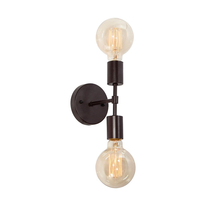 Aplique de Pared Moderno Designers Chocolate 60W E27 2 Luces