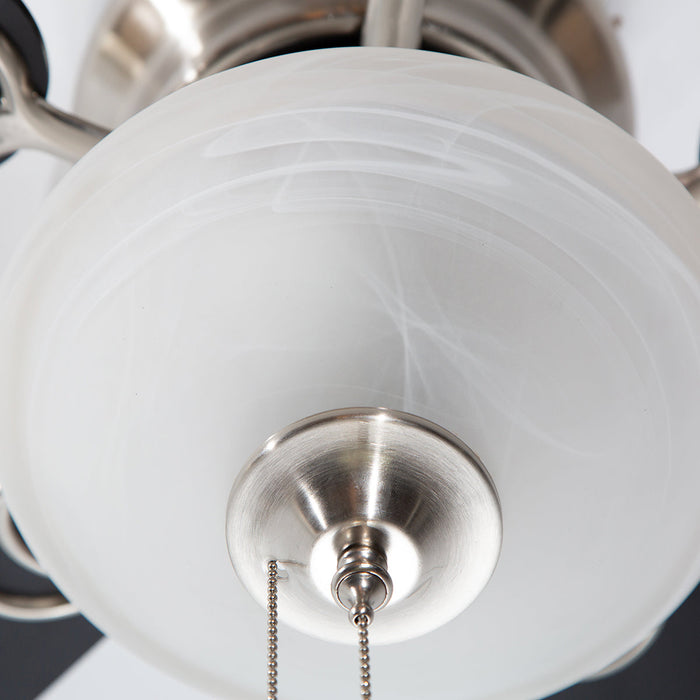 Ventilador de Techo 42" Artfan Níquel Satinado 2 Luces 40W E27