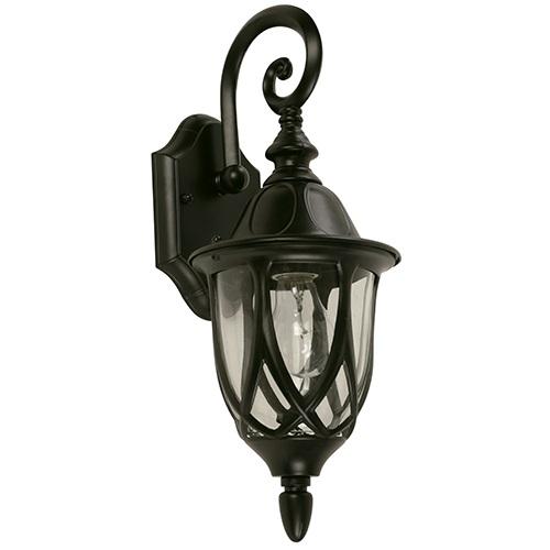LAMP. EXT. PARED NEGRO 1L E27 100W