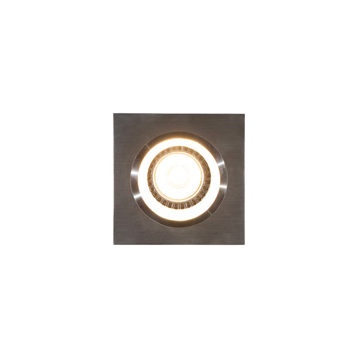 Kit 20 Bases Empotrable Mr16 Plata 50w 1 Luz