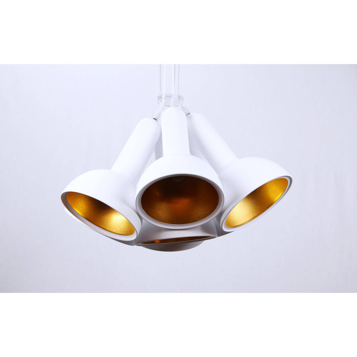 Lámpara Colgante Blanco 7L E27 60W