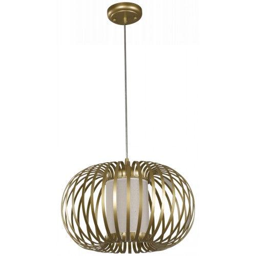 Lámpara Colgante Dorado 1L E27 60W