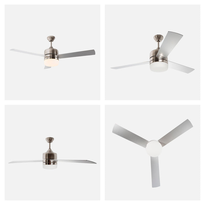 Ventilador De Techo 52" 3 Aspas 2L E27 Con Control De Pared.