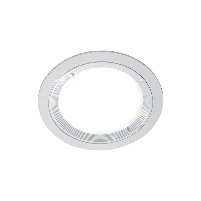 Kit 4 Bases Spot Empotrable Blanco + 8 Focos E27 6500K 5W