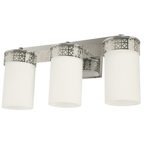 LAMP. PARED CROMO 3L E27 60W