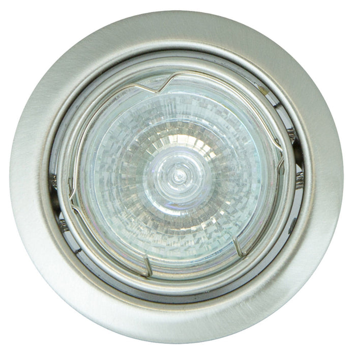 Lámpara Empotrable de 1 Luz Níquel Satinado