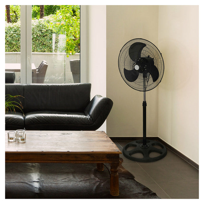 Ventilador de Piso 18" Artfan Negro 3 en 1 con 3 Velocidades