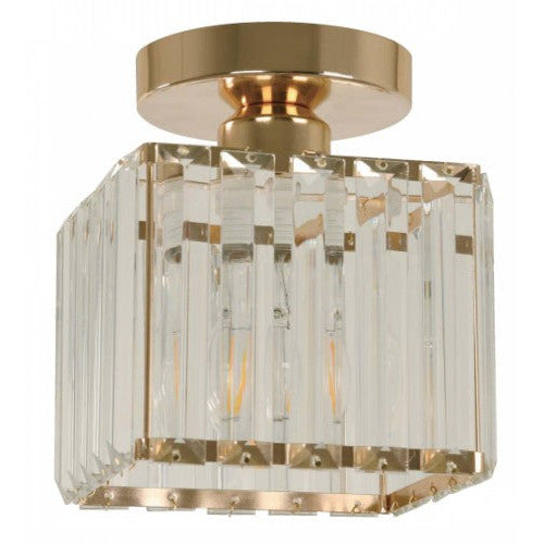 LAMP. TECHO DORADO FRANCÉS 1L E27 40W