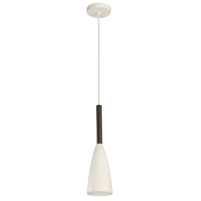 LAMP. COLGANTE BLANCO 1L E27 40W