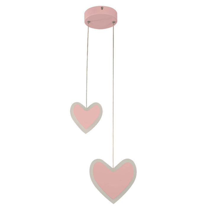 LAMP. LED COLGANTE ROSADO 2L 6W 100-240V 2700K