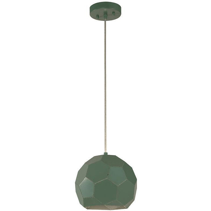 Lámpara Colgante Verde 1L E27 40W