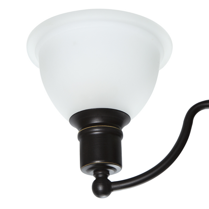 Candelabro Madison Collection 9 luces estilo vintage, bronce antiguo