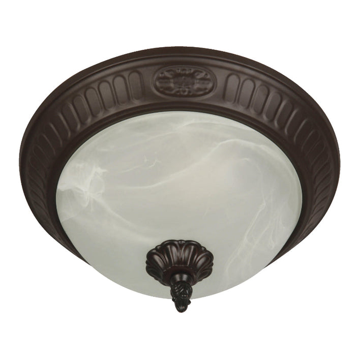 LAMP. TECHO BRONCE CEPILLADO 2L E27 40W