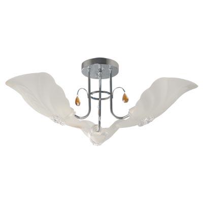 LAMP. TECHO CROMO 3L E27 60W