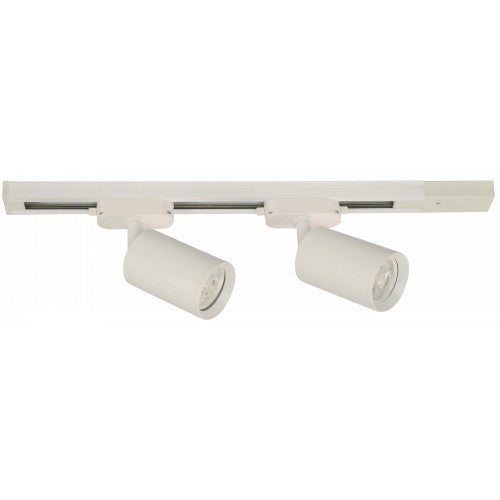 LAMP. TECHO RIEL BLANCO 2L GU10 5W (KIT SET)